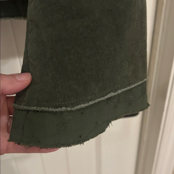 Vintage Joystick by Johnny Was M Green corduroy Embroidered Jacket - Picture 5 of 11